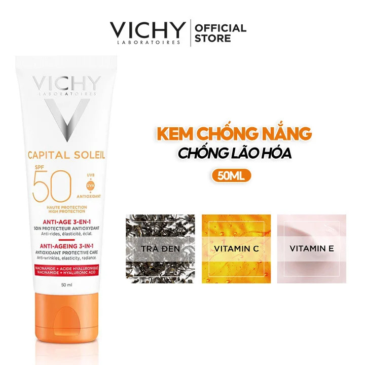 Kem chống nắng cho dân văn phòng Vichy Capital Solier