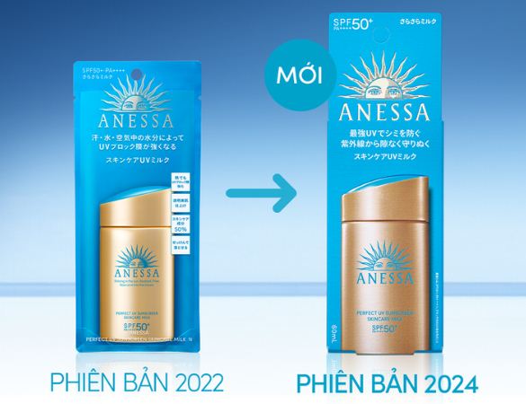 Kem chống nắng cho dân văn phòng Anessa Perfect UV Sunscreen Skincare Milk 