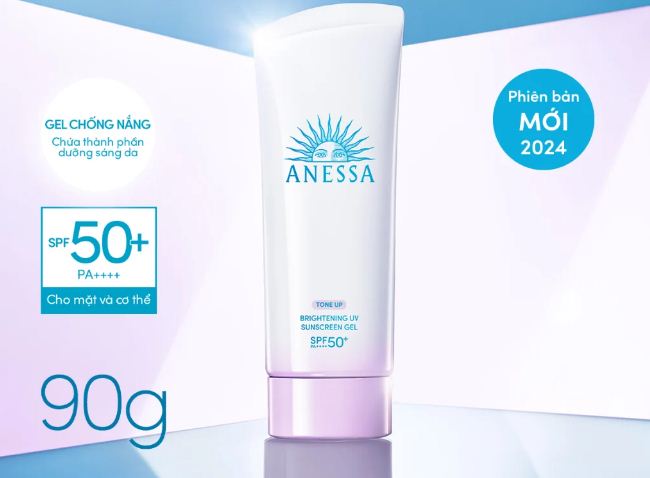 Kem chống nắng cho dân văn phòng Anessa Brightening UV Gel SPF50+