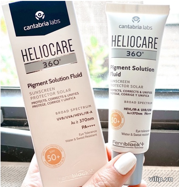 Kem chống nắng Heliocare Pigment Solution Fluid SPF 50+