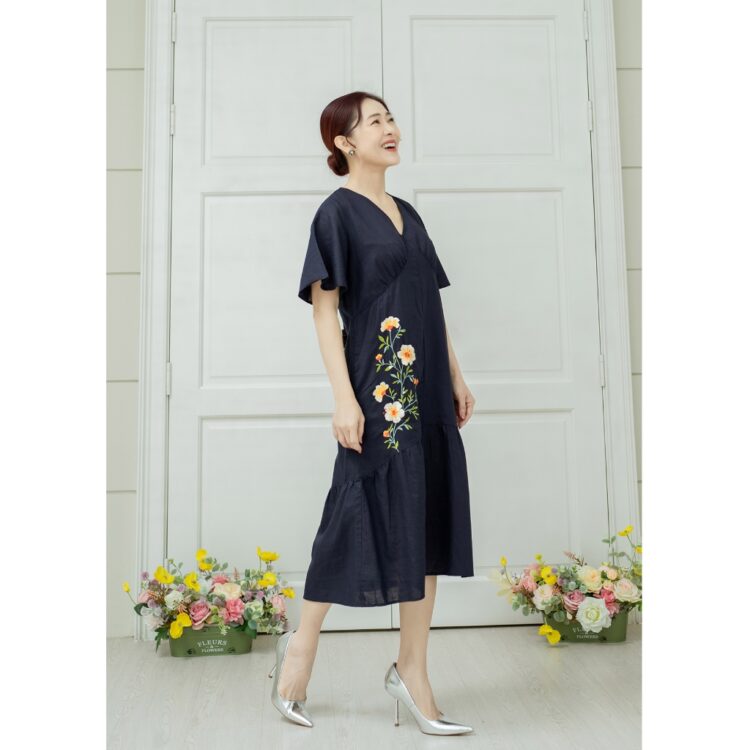 Đầm suông dài phong cách Hàn Quốc U50