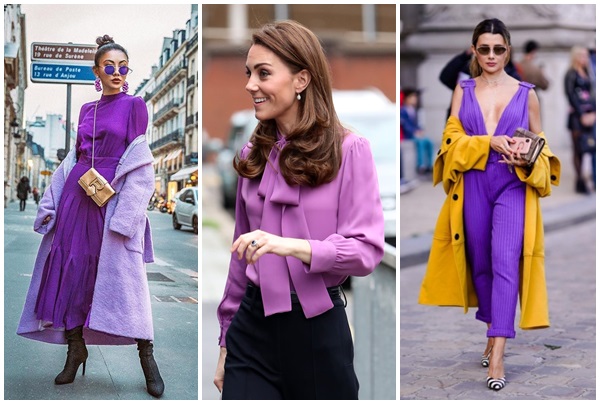 Sắm ngay set đồ tím lilac hot trend thời trang 2020