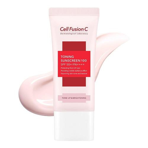 Review kem chống nắng Cell Fusion C mẫu mới màu hồng 
