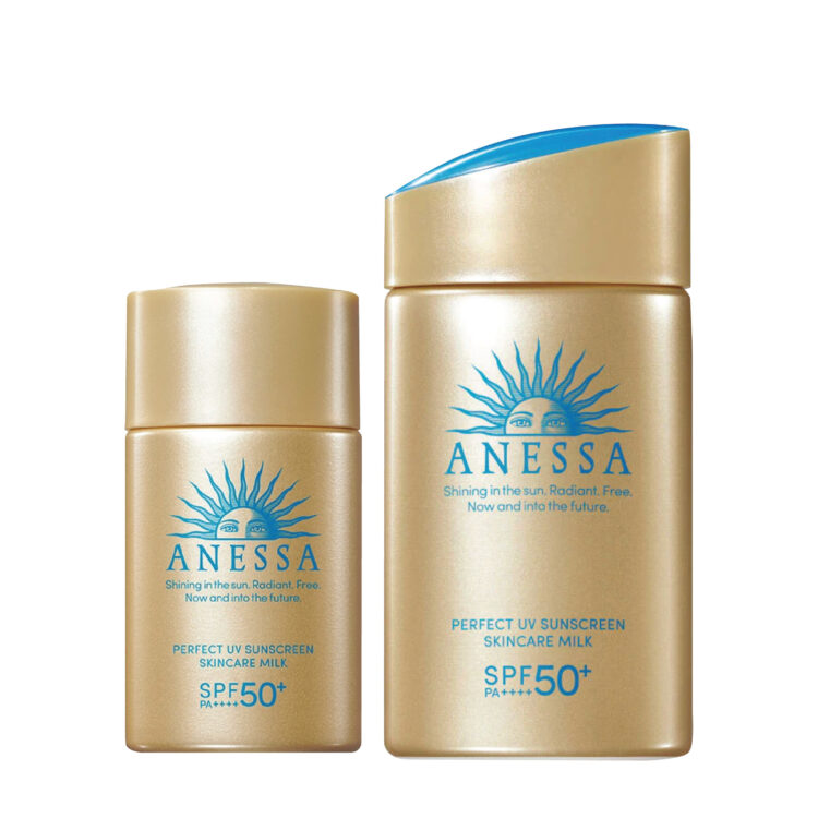 Review kem chống nắng Anessa da dầu mụn Perfect UV Sunscreen Skincare Milk