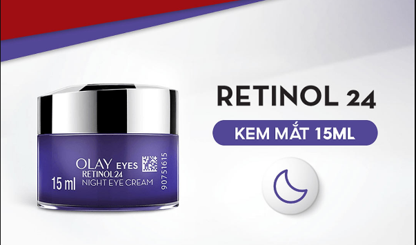 Kem dưỡng mắt retinol Olay 24h Night Eye Cream